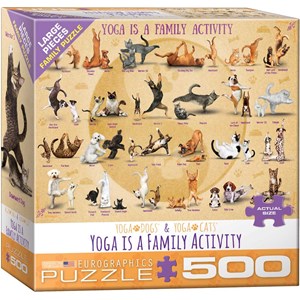Eurographics (6500-5354) - "Yoga is A Family Activity" - 500 pièces