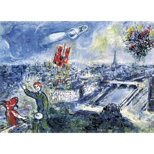 Eurographics (6000-0850) - Marc Chagall: "Le Bouquet de Paris" - 1000 pièces