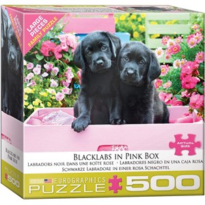 Eurographics (8500-5462) - "Black Labs in Pink Box" - 500 pièces