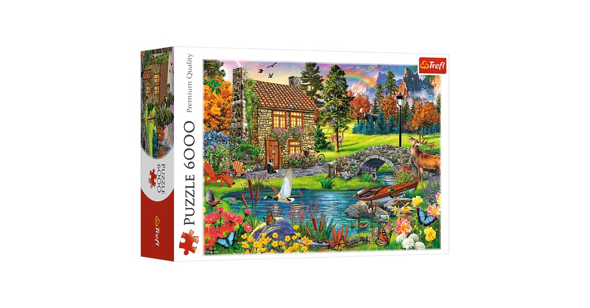 Puzzle Nathan 6000 Pièces – In The Mountains (Dans Les Montagnes) – Neuf