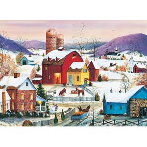 Cobble Hill (80007) - Mary Ann Vessey: "Winter Neighbors" - 1000 pièces