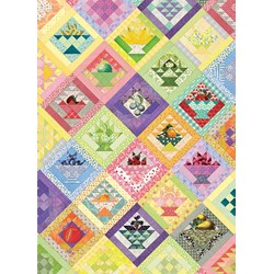 Cobble Hill (80267) - "Fruit Basket Quilt" - 1000 pièces