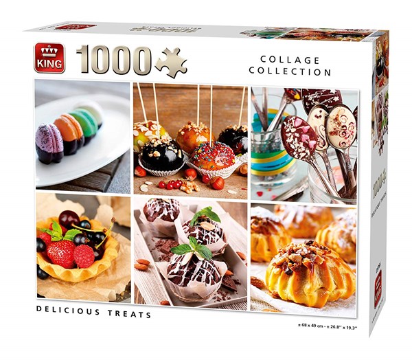 King International (05766) - "Collage, Delicious Treats" - 1000 pièces