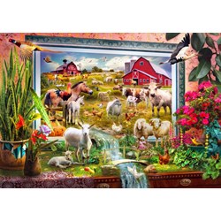 Bluebird Puzzle (70029) - Jan Patrik Krasny: "Magic Farm Painting" - 1000 pièces