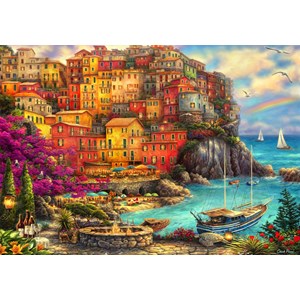 Grafika (02901) - Chuck Pinson: "A Beautiful Day at Cinque Terre" - 1000 pièces