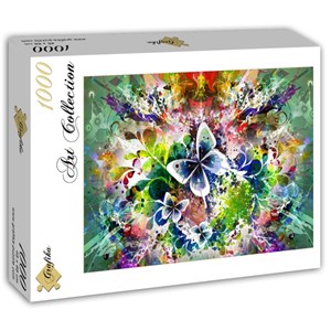 Grafika (T-00001) - "Fleurs et Papillons de Printemps" - 1000 pièces