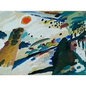 Grafika (00628) - Vassily Kandinsky: "Romantic Landscape, 1911" - 2000 pièces