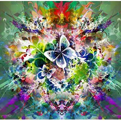 Grafika (00784) - "Fleurs et Papillons de Printemps" - 1500 pièces