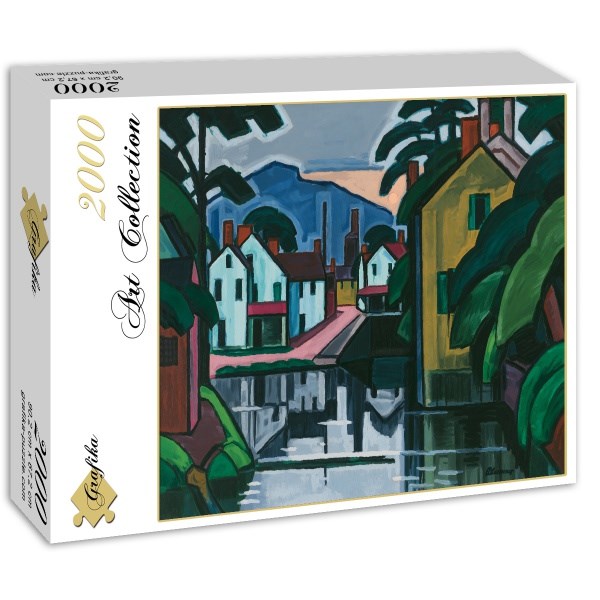 Grafika (00516) - Oscar Bluemner: "Old Canal Port, 1914" - 2000 pièces