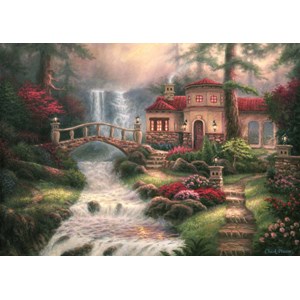 Grafika (t-00793) - Chuck Pinson: "Sierra River Falls" - 1000 pièces