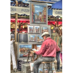 Grafika (t-00845) - "Artiste de Rue, Paris, France" - 1000 pièces