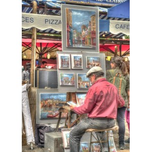 Grafika (t-00845) - "Artiste de Rue, Paris, France" - 1000 pièces