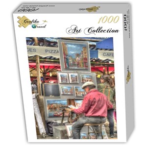 Grafika (t-00845) - "Artiste de Rue, Paris, France" - 1000 pièces