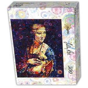 Grafika (t-00890) - Leonardo Da Vinci, Sally Rich: "Lady with an Ermine" - 500 pièces