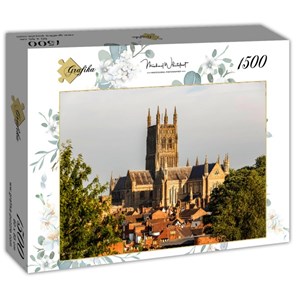 Grafika (t-00936) - "Worcester Cathedral viewed from Fort Royal Park" - 1500 pièces