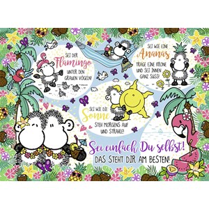 Ravensburger (14830) - "Sheepworld, Just be yourself!" - 500 pièces