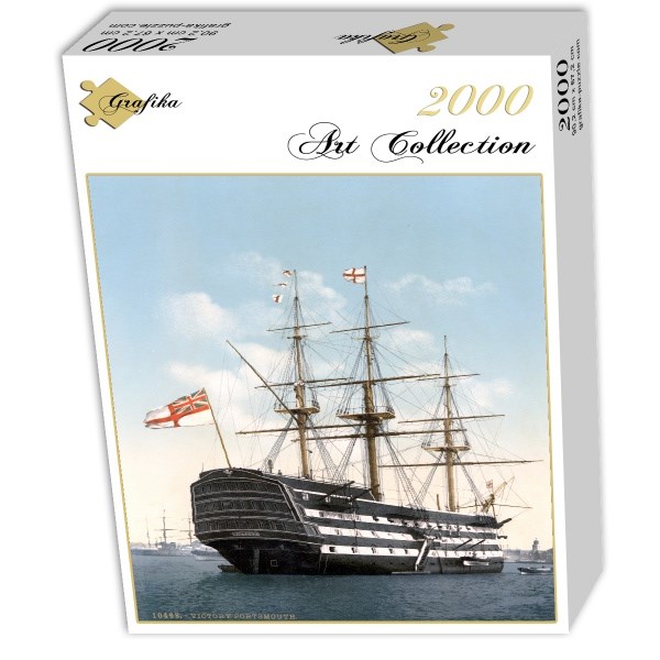 Grafika (00521) - "HMS Victory in Portsmouth, 1900" - 2000 pièces