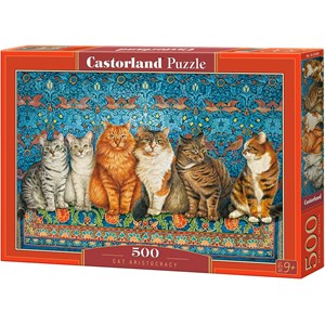 Castorland (B-53469) - "Cat Aristocracy" - 500 pièces