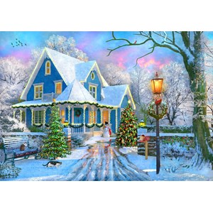 Bluebird Puzzle (70340) - Dominic Davison: "Christmas at Home" - 1000 pièces