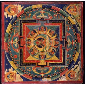 Grafika (00753) - "Ecole Tibétaine - Mandala d'Amitabha" - 1500 pièces
