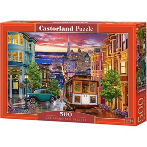 Castorland (B-53391) - "San Francisco Trolley" - 500 pièces
