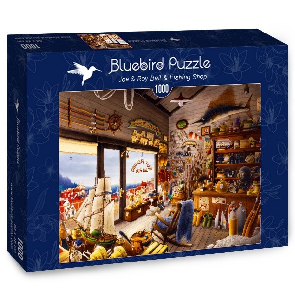 Bluebird Puzzle (70321) - "Joe & Roy Bait & Fishing Shop" - 1000 pièces