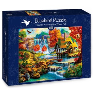 Bluebird Puzzle (70339) - "Country House by the Water Fall" - 1000 pièces