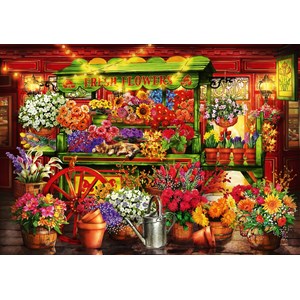 Bluebird Puzzle (70333) - Ciro Marchetti: "Flower Market Stall" - 1000 pièces