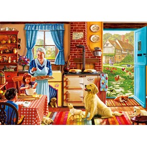 Bluebird Puzzle (70323) - Steve Crisp: "Cottage Interior" - 1000 pièces