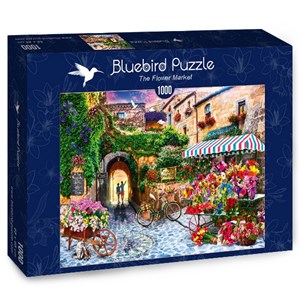 Bluebird Puzzle (70334) - Jason Taylor: "The Flower Market" - 1000 pièces