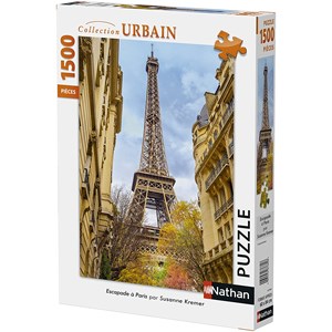 Nathan (87784) - Susanne Kremer: "Eiffel Tower, Paris" - 1500 pièces