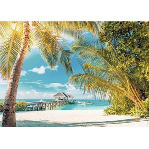 Nathan (87794) - Levente Bodo: "Plage Paradisiaque" - 1500 pièces