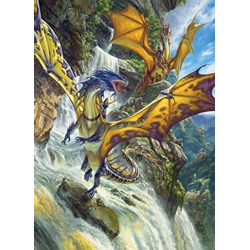 Cobble Hill (51808) - Matthew Stewart: "Waterfall Dragons" - 1000 pièces
