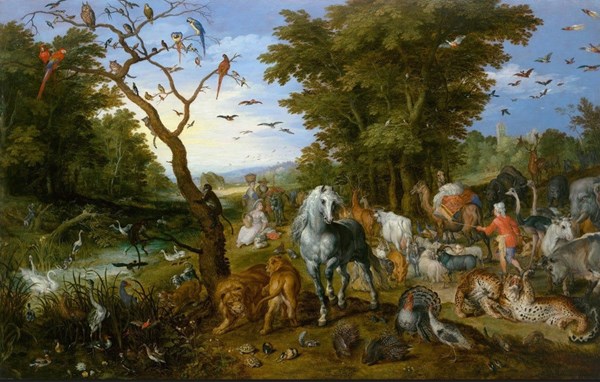 D-Toys (75253) - Pieter Brueghel the Elder: "Entrée des Animaux dans l'Arche de Noé" - 1000 pièces
