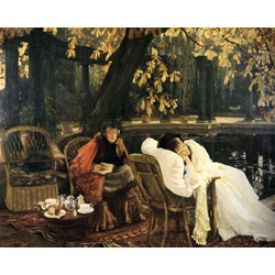 D-Toys (75079) - James Tissot: "A Convalescent" - 1000 pièces