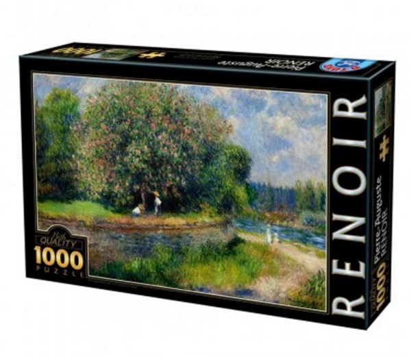 D-Toys (74904) - Pierre-Auguste Renoir: "Marronnier en fleurs" - 1000 pièces