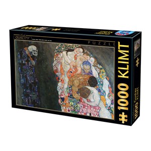 D-Toys (74935) - Gustav Klimt: "La Vie et la Mort, 1916" - 1000 pièces