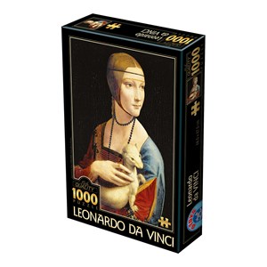D-Toys (74973) - Leonardo Da Vinci: "La Dame à l'Hermine" - 1000 pièces