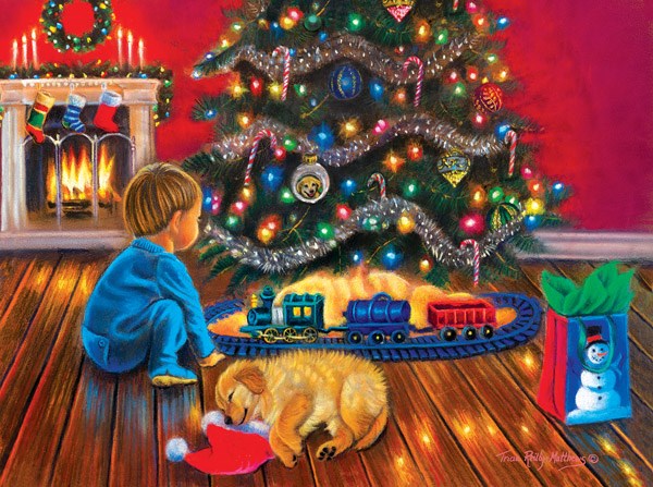 SunsOut (35897) - Tricia Reilly-Matthews: "Under the Tree" - 1000 pièces