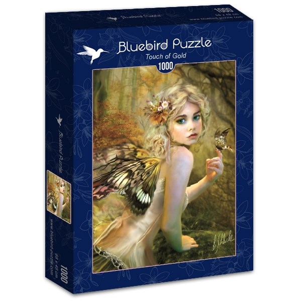 Bluebird Puzzle (70174) - Bente Schlick: "Touch of Gold" - 1000 pièces