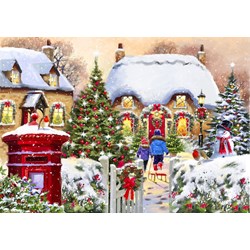 Bluebird Puzzle (70076) - "Winter Cottage" - 1000 pièces
