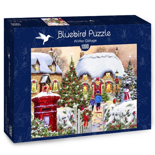 Bluebird Puzzle (70076) - "Winter Cottage" - 1000 pièces