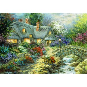 Bluebird Puzzle (70064) - Nicky Boehme: "Country Cottage" - 1000 pièces