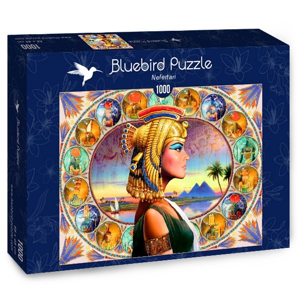 Bluebird Puzzle (70130) - Andrew Farley: "Nefertari" - 1000 pièces