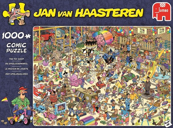 Jumbo (19073) - Jan van Haasteren: "Le Magasin de Jouets" - 1000 pièces