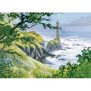 Cobble Hill (80006) - Douglas Laird: "Summer Lighthouse" - 1000 pièces