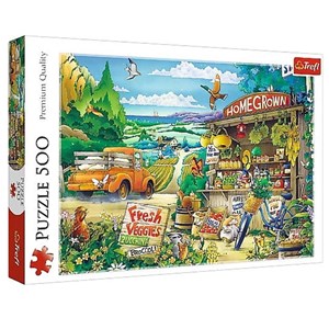 Trefl (37352) - "Morning in the Countryside" - 500 pièces