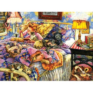 SunsOut (44242) - Susan Brabeau: "Pet Bed" - 1000 pièces