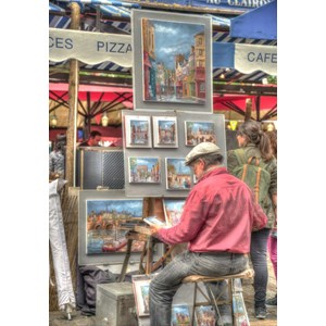 Grafika (02811) - "Artiste de Rue, Paris, France" - 1000 pièces