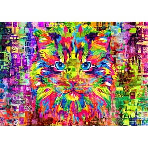 Bluebird Puzzle (70220) - "Wonderful Cat" - 1000 pièces